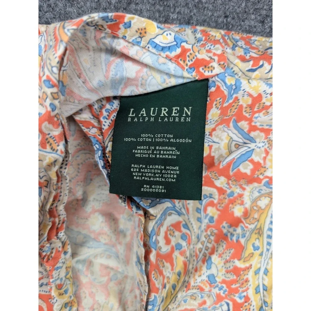 Lauren Ralph Lauren Full/ Queen Reversible Duvet Cover & 2 Pillow Shams READ***